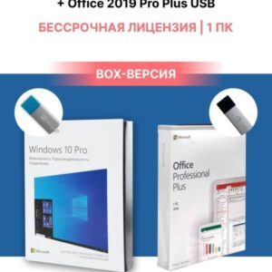 Microsoft Windows 10 Pro USB + Microsoft Office 2019 Professional Plus USB
