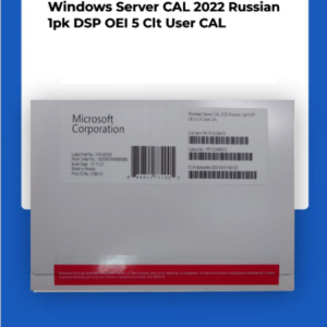 Microsoft Windows Server CAL 2022 Russian 1pk DSP OEI 5 Clt User CAL (R18-06475)